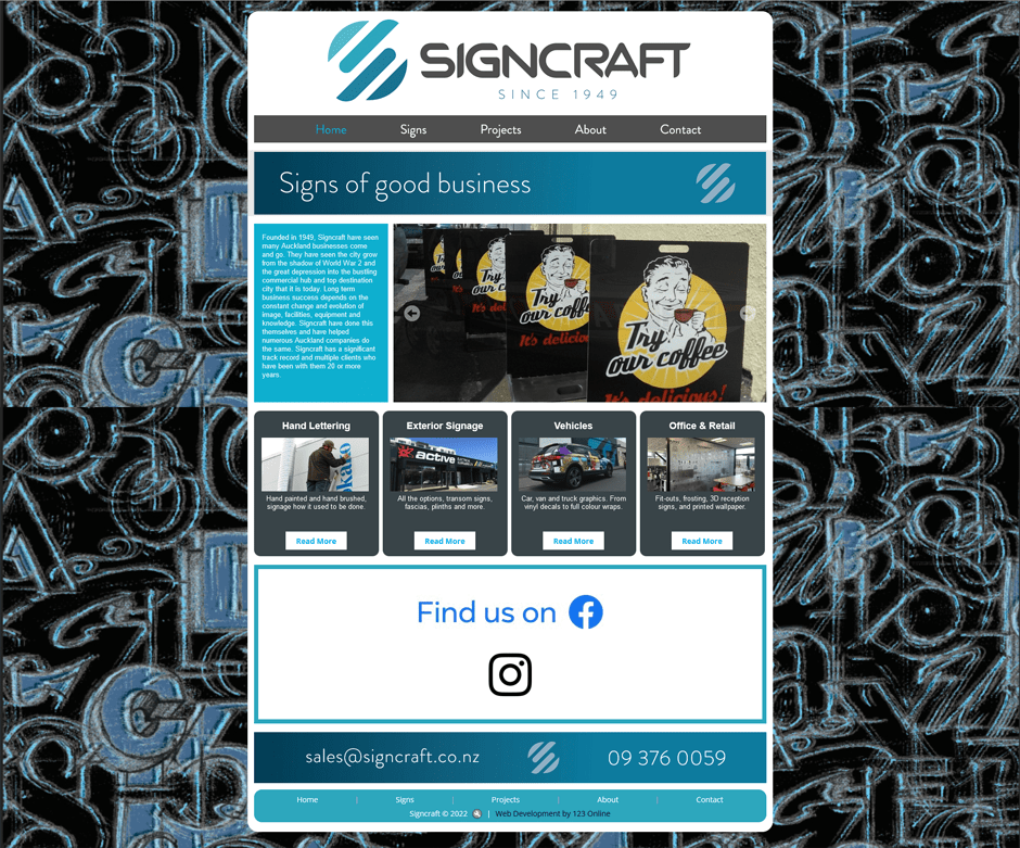 signcraft-old-website-design-min